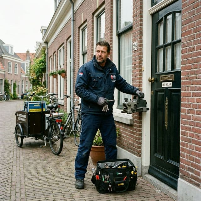 Slotenmaker bij voordeur